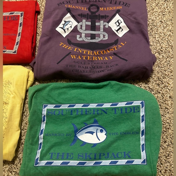 Lot of 4 Sputhern Tide T-Shirts size XL multiple designs and colors - Picture 3 of 12